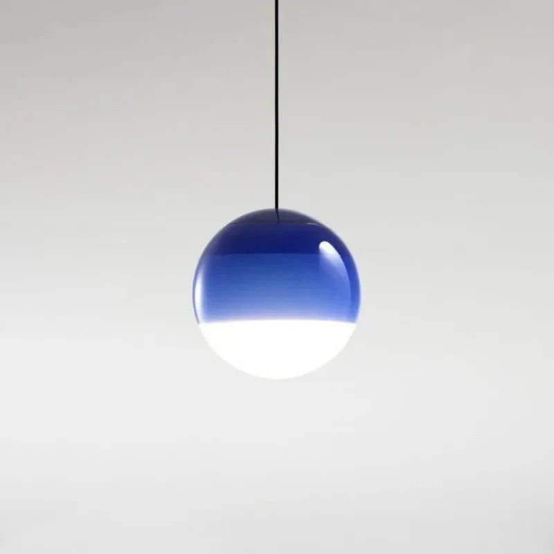 Variant image for Gradient Glass Pendant Light - Seven Color Modern Kitchen Pendant Lighting, Minimalist Design for Home Decor, LED Compatible-3