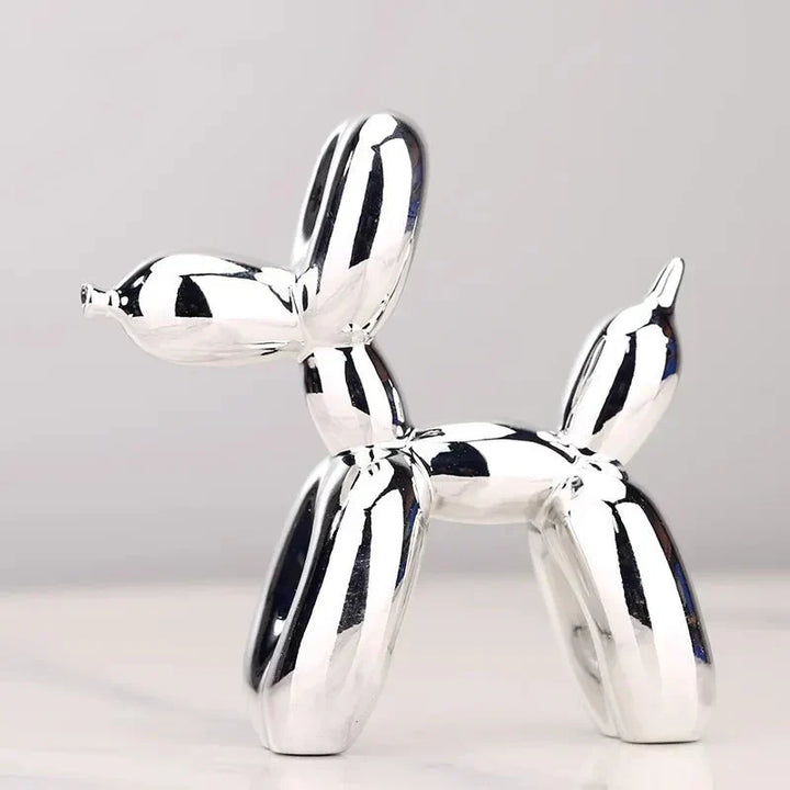 Variant image for Modern Balloon Dog Sculpture - Shiny Synthetic Resin Decorative Accent for Home Decor - 12 Tall, Glossy Finish-22