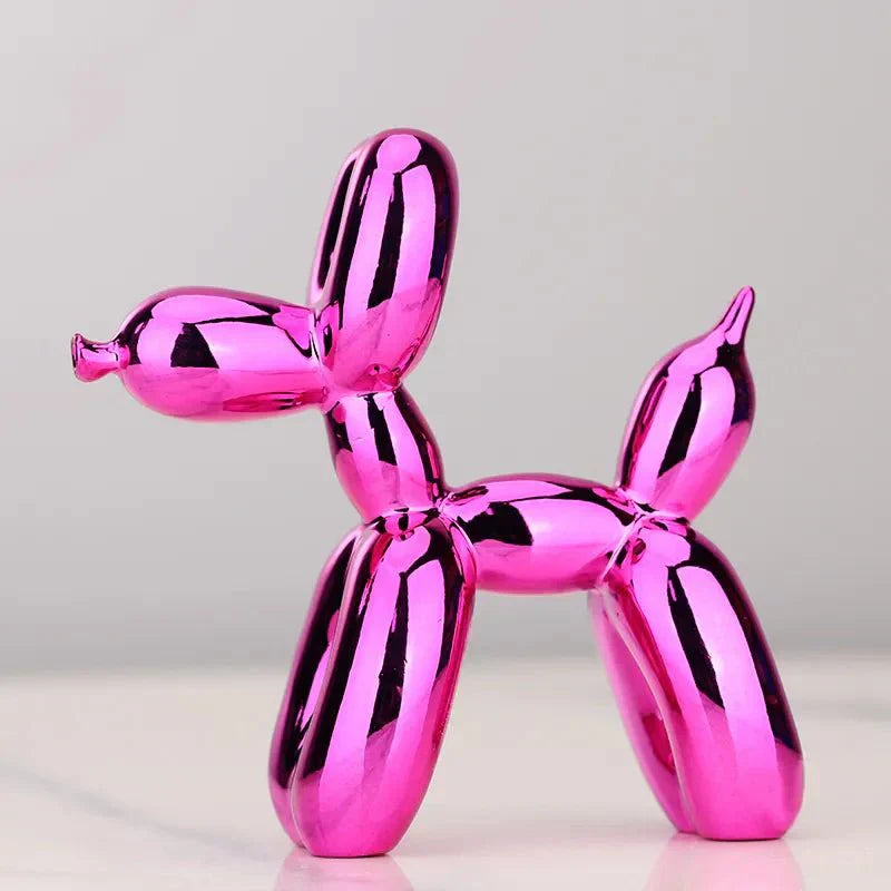 Variant image for Modern Balloon Dog Sculpture - Shiny Synthetic Resin Decorative Accent for Home Decor - 12 Tall, Glossy Finish-37