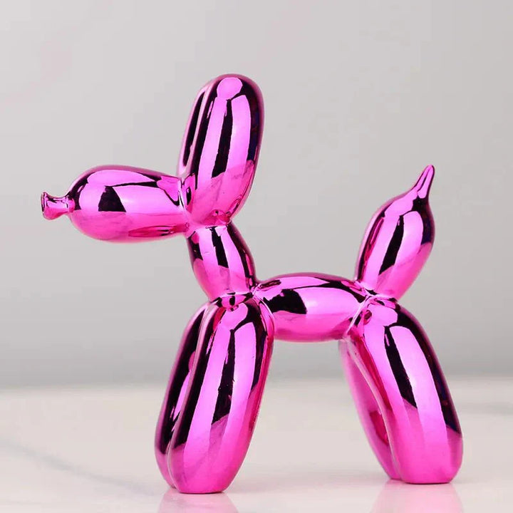 Variant image for Modern Balloon Dog Sculpture - Shiny Synthetic Resin Decorative Accent for Home Decor - 12 Tall, Glossy Finish-37