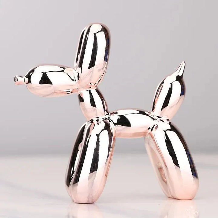 Variant image for Modern Balloon Dog Sculpture - Shiny Synthetic Resin Decorative Accent for Home Decor - 12 Tall, Glossy Finish-29