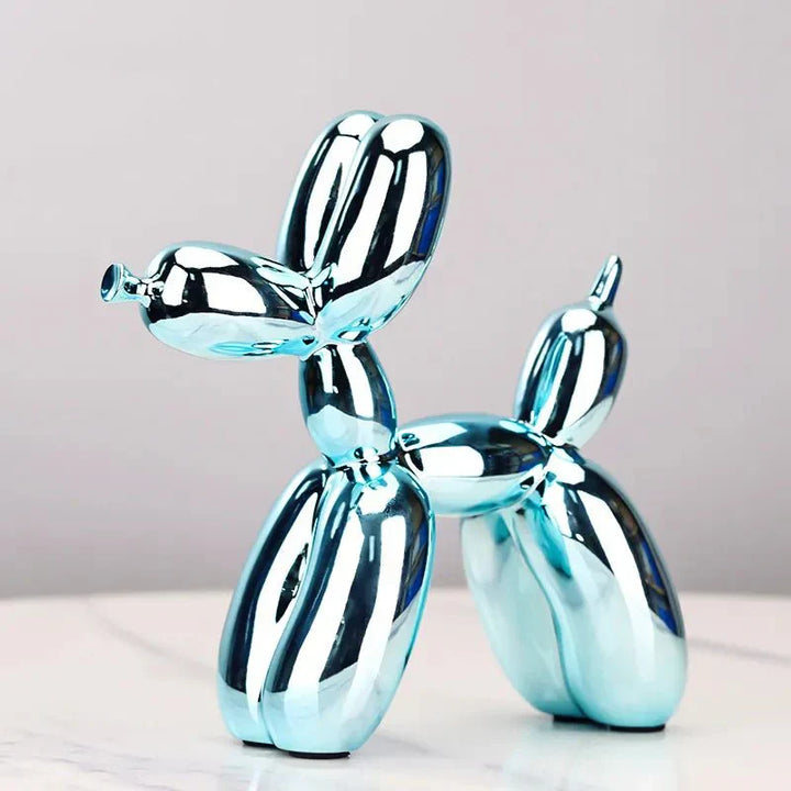 Variant image for Modern Balloon Dog Sculpture - Shiny Synthetic Resin Decorative Accent for Home Decor - 12 Tall, Glossy Finish-33