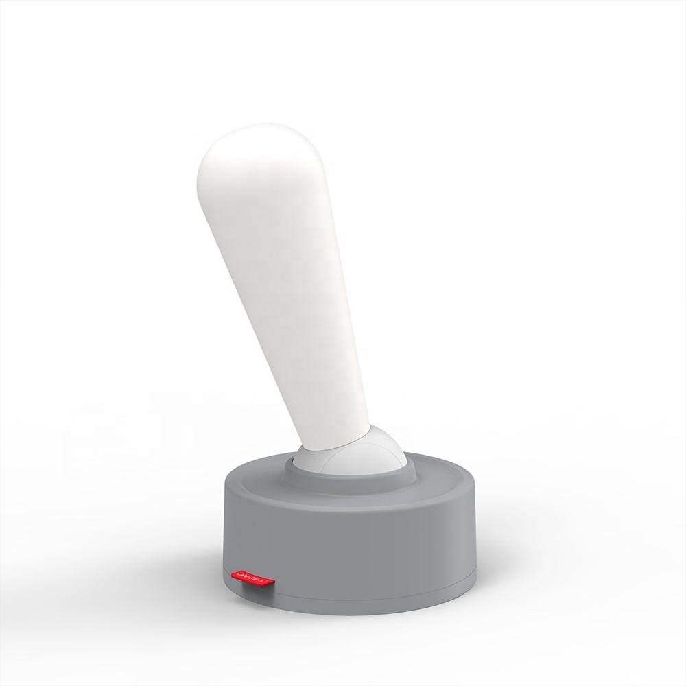 Retro Rechargeable LED Table Lamp - Touch Control, Two Brightness Levels, Cordless Design for Bedside or Outdoor Use-6
